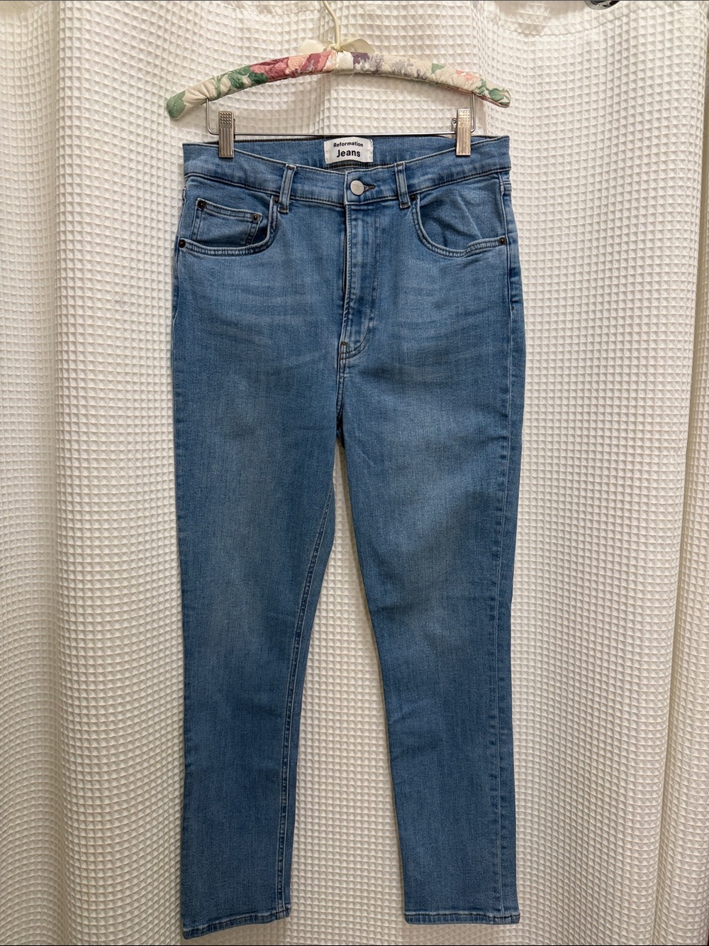 Reformation High-Rise  Blue Jeans - Size 29